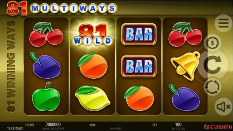 81 Multiways Premium Slot Online Casino Game